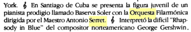 Baserva Soler pianista exiliado 1960