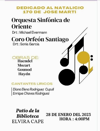 Concierto de la OSO y Coro Orfeón Santiago